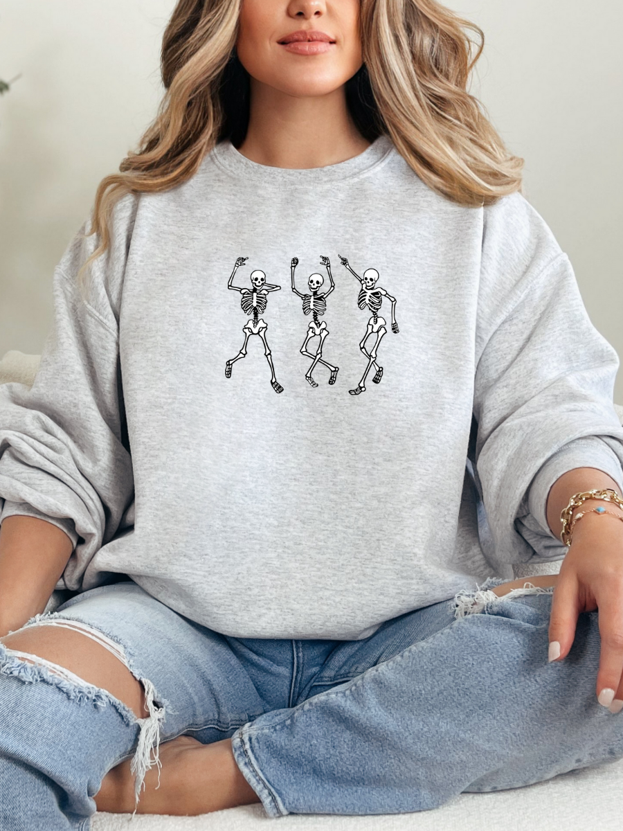 Dancing skeleton sweatshirt