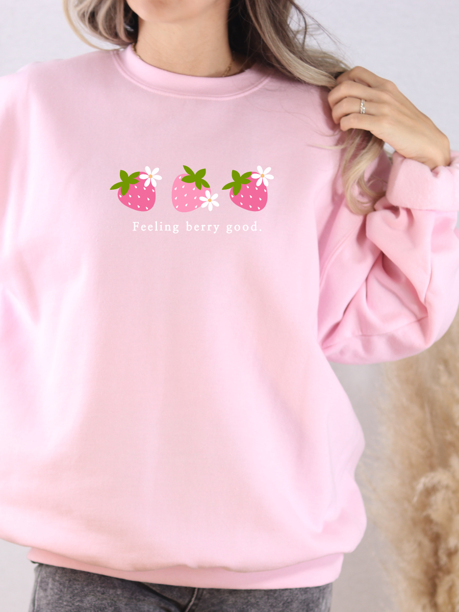 Sweet strawberry sweatshirt