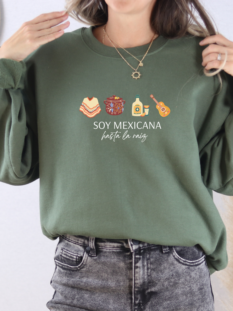 Sudadera Mexicana hasta la raíz