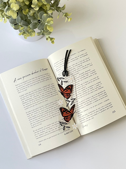 Monarch acrylic bookmark